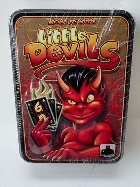 LITTLE DEVILS in COLLECTIBLE TIN Trick Taking Card Game SEALED 2012 ****READ****